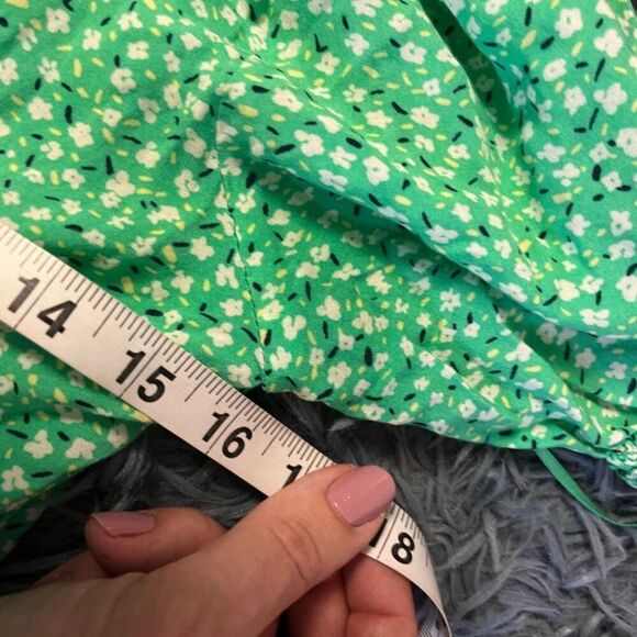 Old Navy Waist Defined Ruffled Tie Belt Midi Wrap Dress Size S - Picture 4 of 5